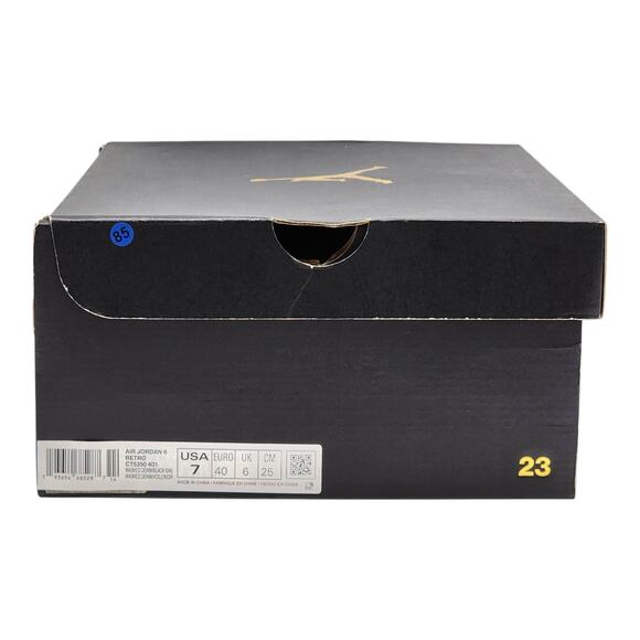Nike Air Jordan 6 Retro Washed Denim Men’s Sneakers CT5350-401 EU 40 US 7 – New main image 4